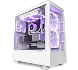 [CC-H51EW-01-1] GABINETE NZXT H5 ELITE/ BLANCO/CON VENTANA/MIDI-TOWER/MICRO-ATX/RGB/GAMER