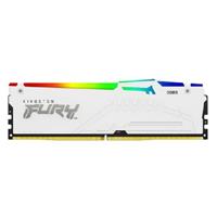 [KF560C30BWEAK2-64] MEMORIA RAM KINGSTON DIMM DDR5 64GB (2X32GB) 6000MT/S FURY BEAST WHITE RGB EXPO CL30 288PIN 1.4V
