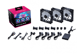 [MPG EZ120 ARGB-3B] Ventilador Msi  Mpg Ez120 Argb /120mm/negro/gamer/kit 3/rgb