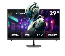 [dim-YMF-IPF27-G1] Monitor Gamer Yeyian Avance LED 27", 1920x1080 Full HD, G-Sync/FreeSync, 180Hz, HDMI/DisplayPort, Negro Ymf-ipf27-g1 (pue)