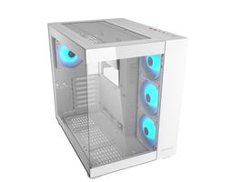 [385KA10.0002-1] Gabinete Cougar Fv150 Blanco Rgb Crist Temp Atx