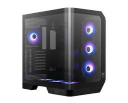 [MAG PANO 120R PZ] Gabinete MSI MAG PANO 120R PZ, Midi-Tower, Micro-ATX/Mini-ITX, USB 3.0, sin Fuente, 7 Ventiladores Instalados, Negro