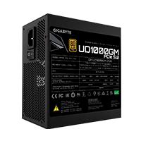 [GP-UD1000GM PG5 GUS2] Fuente De Poder Gigabyte1000w/80 Plus Gold /negro/atx/modular