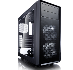 [FD-CA-FOCUS-BK-W] Gabinete Fractal Design Focus G, Midi-Tower, ATX/Micro-ATX/Mini-ITX, USB 2.0/3.0, sin Fuente, 2 Ventiladores Instalados, Negro