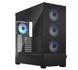 [FD-C-POR1X-06] Gabinete Fractal Design Pop XL Air con Ventana, Midi-Tower, ATX/E-ATX/Mini-ITX/Micro-ATX, USB 3.0, sin Fuente, 4 Ventiladores Instalados, Negro