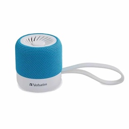 [023942702313-V] Mini Altavoz Verbatim Inalambrico Bluetooth - Verde Azulado Vb70231