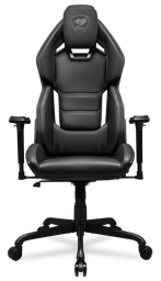 [3MARXBLB.0001-1] Silla Cougar Hotrod Black Cuero Sintetico 136kg