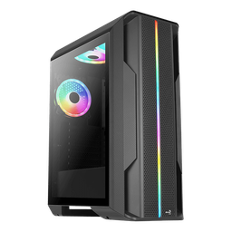 [4711099470327] Gabinete Aerocool Splinter Duo G V1 Negro, Argb, Atx