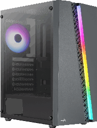 [4711099473014] Gabinete Aerocool Blade Negro, Rgb, Atx