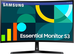 [LS27D366GANXZA] Monitor Samsung 27" Curvo S3 S36d / 1800r / 16:9 / Fhd 1920x1080 / 100hz /  Game Mode / Flicker Free