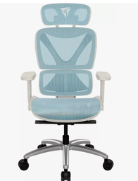 [4711099478903] Silla Thunder X3 Xtc  Chroma  Malla Transpirable, Cuero Pu 150kg White / Blue