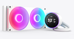 [RL-KR28E-W2] Enfriamiento Liquido Nzxt Kraken Elite 280 V2 Rgb White 280mm Con Pantalla Led