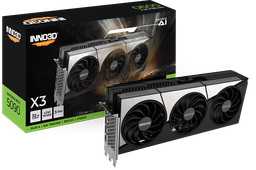 [N50903-32D7X-17593928] Tarjeta de Video inno3d Nvidia Geforce Rtx 5090 x3 Oc 32gb gddr7 Pcie 5.0 x16 n50903-32D7X-17593928