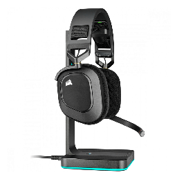 [CA-9011235-NA] Audifonos Corsair Hrs80 /  Rgb / Inalambrico / Color Carbon / Gaming Ca-9011235-na