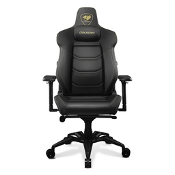 [3MEVMGLB.0001] Silla Cougar Armor Evo M Gold Black Reclinable Cuero Sintetico 160kg
