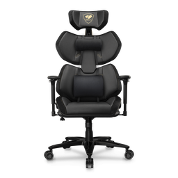 [3MTREGLB.0001] Silla Cougar Terminator Elite Cuero Sintetico / Terciopelo Black / Gold 135kg