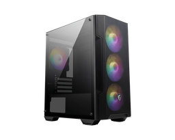 [MAG FORGE M100A] Gab Msi Mag Forge M100a Atx Cristal Tem 2 Usb A, 1 Usb C, Black