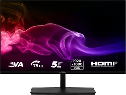 [AC-939393,7506215939393] Monitor Acteck Captive Brite Cb215 / 21.5 Pul / Plano /  Hd / 75 Hz / 5 Ms / Vga  - Hdmi - Dc -