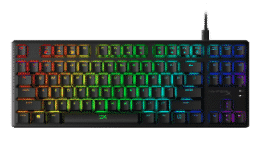 [Dim-HX-KB7AQX-US] TECLADO MECANICO PARA GAMING HYPERX ALLOY ORIGINS CORE RGB SWITCH AQUA INGLES NGENUITY TKL HX-KB7AQX-US