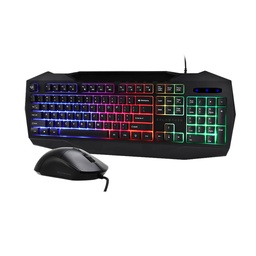 [BR-936293,7506215936293] Kit Teclado Y Mouse Balam Rush Squad Master Ktm333 / Multimedia / Ergonomico / Alambrico /