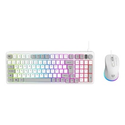 [BR-940436,7506215940436] Kit Gamer Balam Rush Squad Conquest Pro Kg525 / Teclado Y Mouse / Dual / Dongle Usb - Bt / EspaÑol