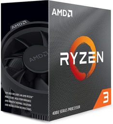 [100-100000510BOX-1] Procesador Amd Ryzen 3 4100 4core, 4mb,  3.8ghz, Am4