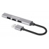 [766623168427-M] Hub Usb A Manhattan 1 Usb V3.2 + 3 Usb V2.0 Aluminio (168427)