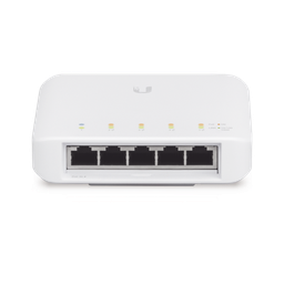 [USW-FLEX] Switch Unifi Flex De 5 Puertos Para Semi-exterior Ip55 (1 X Poe De Entrada 802.3af/at/bt Y 4 Puertos Poe De Salida 802.3af)
