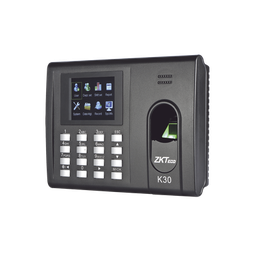 [K-30] Checador De Huella Y Tarjetas Para Tiempo Y Asistencia Con Batería De Respaldo/ Comunicación Tcp/ip / Reportes Directo A Excel Por Usb (función Ssr) / Salida De Relevador Para Cerradura