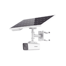 [DS-2XS2T47G1-LDH/4G/C18S40] Kit Solar Ip All In One / Cámara Bala Colorvu 4 Megapixel / Lente 4 Mm / Panel Solar / Batería De Respaldo De Litio 23.2ah (hasta 24 Días) / Conexión 4g / Accesorios De Instalación