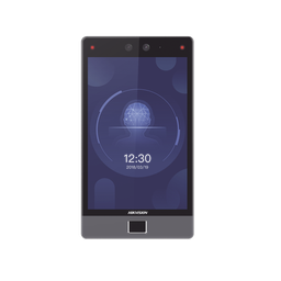 [DS-K1T680D-FE1] Terminal Facial Min Moe 8" Touch Con Lector De Huellas / Delgada Y Estética / Poe / 100,000 Rostros / Exterior Ip65 / Función De Videoportero Y Lectura De Códigos Qr / Lectura De Tarjetas