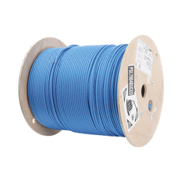 [PSL7004BU-CED] Bobina De Cable Blindado S/ftp De 4 Pares, Cat7, Inmune A Ruido E Interferencias, Lszh (bajo Humo, Cero Halógenos), Color Azul, Bobina De 500 M