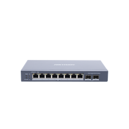 [DS-3E1510P-SI] Switch Gigabit Poe+ / Administrable / 8 Puertos Gigabit Poe+ / 2 Puertos Sfp / Configuración Nube Hik-partner Pro / Modo Extendido Hasta 300 Metros / 110 W