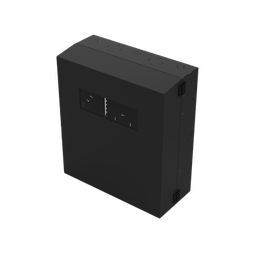 [LP-GPH-06R2] Gabinete De Pared Con Rack Horizontal De 6 Ur, Con Ventanilla De Inspección, Se Envía El Gabinete Armado.