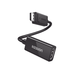 [70694] Convertidor Displayport A Hdmi 4k@60hz | 3d | Hdr | Blindaje Interno |  Boton Liberador  | Largo 25cm | Carcasa De Abs | Plug &amp; Play.