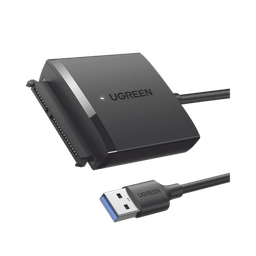 [60561] Adaptador Usb 3.0 A Sata Iii | Compatible Con Disco Duro Hdd Y Ssd De 2.5" Y 3.5" De Hasta 12 Tb | Velocidad Usb 3.0 De Hasta 5 Gbps | Alta Velocidad Con Uasp &amp; Trim | Cable De 50 Cm.