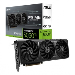 [PRIME-RTX5060TI-O8G] Tarjeta de Video ASUS NVIDIA PRIME GeForce RTX 5060 Ti 8GB GDDR7 OC Edition, 8GB 128-bit GDDR7, PCI Express 5.0