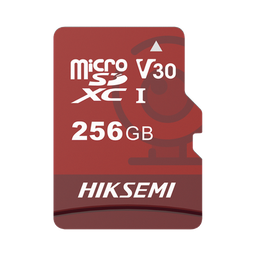 [HS-TF-E1/256G] Memoria Microsd / Clase 10 De 256 Gb / Especializada Para Videovigilancia (uso 24/7) / Compatibles Con Cámaras Hikvision Y Otras Marcas / 95 Mb/s Lectura / 55 Mb/s Escritura
