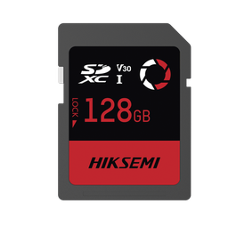 [HS-SD-E30/128G] Memoria Sd / Clase 10 De 128 Gb / Especializada Para Drones Comerciales, Cámaras De Fotografía Y Video  / 180 Mb/s Lectura / 150 Mb/s Escritura