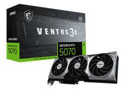 [G5070-12V3C] Gpu Msi Geforce Rtx 5070 12g Ventus 3x Oc 12gb Gddr7