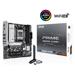[PRIME B840M-A WIFI] Tarjeta Madre Asus Am5 Ddr5/hdmi/dp/amd 7/8 Y 9000 (prime B840m-a Wifi)