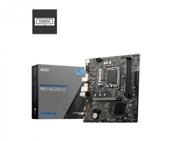 [PRO H610M-G DDR5] Tarjeta Madre MSI PRO H610M-G, Micro-ATX, LGA 1700, Intel H610, 96GB DDR5, HDMI/DP para Intel