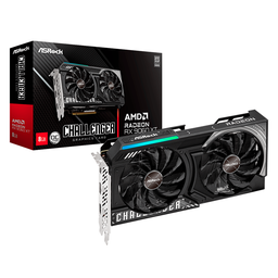 [RX9060XT CL 8GO] Tarjeta De Video Asrock Amd Radeon Rx 9060 Xt Challenger Oc/8gb Gddr6/pcie 5.0 X 16/128 Bits/boost