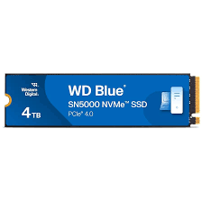 [WDS400T4B0E-00BKY0,718037898384] Unidad De Estado Solido Ssd Interno Wd Blue Sn5000 4tb M.2 2280 Nvme Pcie Gen4 X4 Lect.5500mbs
