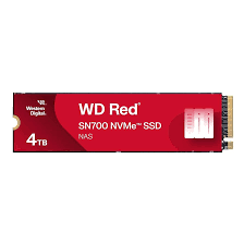 [WDS400T1R0C] Unidad De Estado Solido Ssd Interno Wd Red Sn700 4tb M.2 2280 Nvme Pcie Gen3 X4 Lect.3400mbs