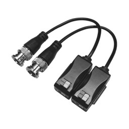 [TT101FTURBOZ] Kit De Transceptores (baluns) Con Terminal Push Superior Pig Tail En Ambos Conectores, Resolución 4k , Cable Flexible Coaxial Blindado / Coaxitron / Audio Por Coaxitron /conector 100% Cobre / Calidad Premium