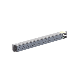 [P12B01M] Pdu Básico Para Distribución De Energía, Enchufe De Entrada Nema 5-15p, Con 12 Contactos Nema 5-20r, Instalación Horizontal De 19in, 1ur, 15 Amp, 120 Vca