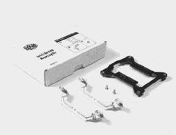 [Dim-603005420-GP] Cooler  Master Kit Bracket De Retención Para Intel S-1700, Negro