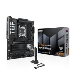 [TUF GAMING X870-PLUS WIFI-1-1] Tarjeta Madre Asus X870 Amd S-am5 9a Gen/4x Ddr5 5000/hdmi/4x M.2/6x Usb 3.2/2x Usb-c/wifi 7/bluetooth/atx/gama
