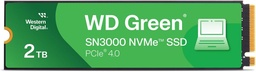 [WDS200T4G0E-00CPS0,71803790461,718037904610] Unidad De Estado Solido Ssd Interno Wd Green Sn3000 2tb M.2 2280 Nvme Pcie Gen4 X4 Lect.5000mbs